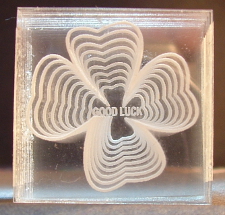 medium size picture of acrylic good luck charm